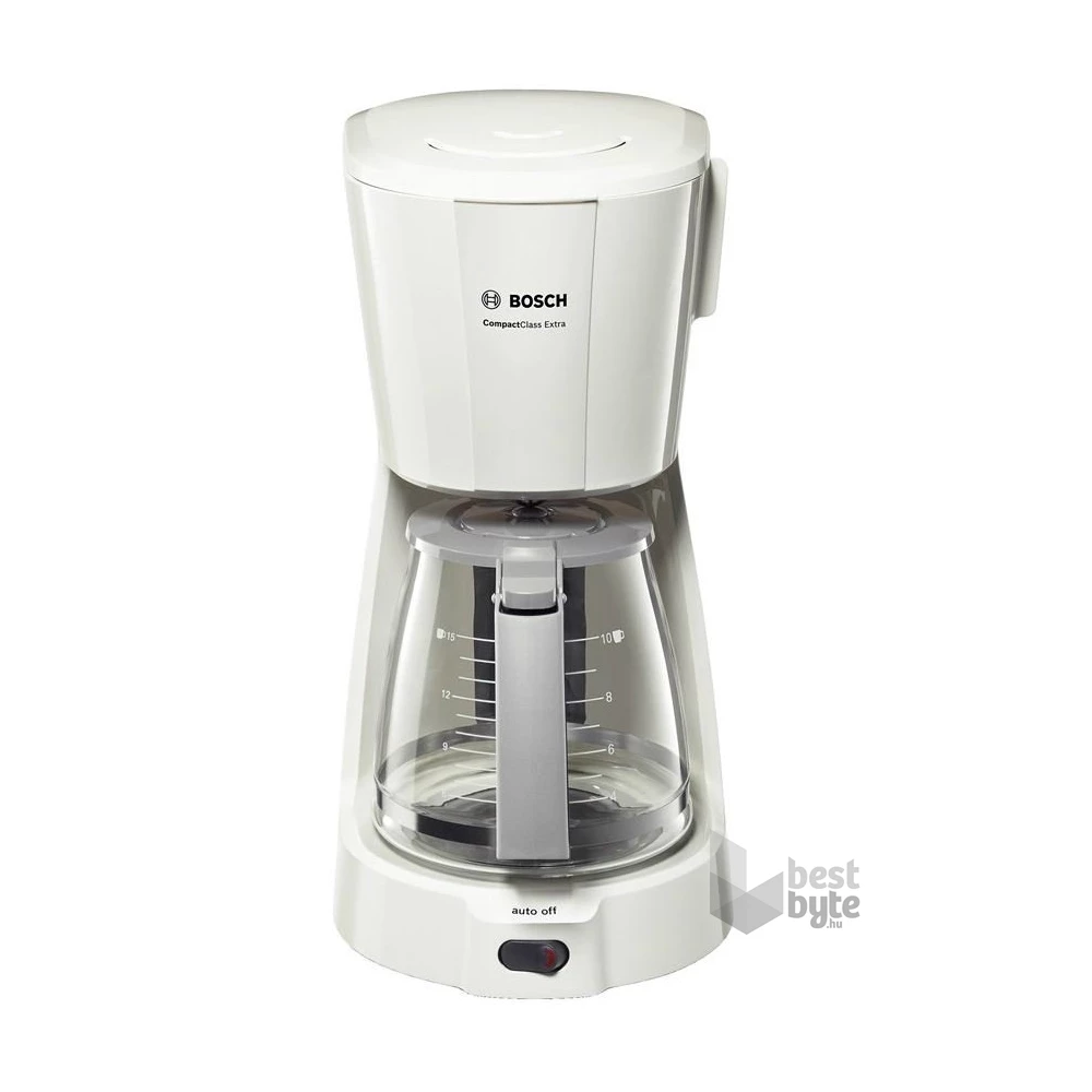 Bosch TKA3A031 fehér 10 személyes filteres kávéfőző