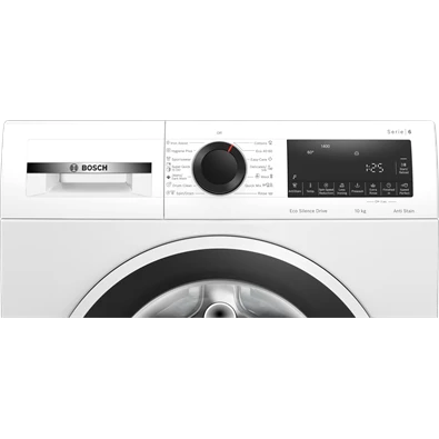 Bosch WGG2540NBY fehér, elöltöltős, max 1400ford,  10kg, gőzmosógép
