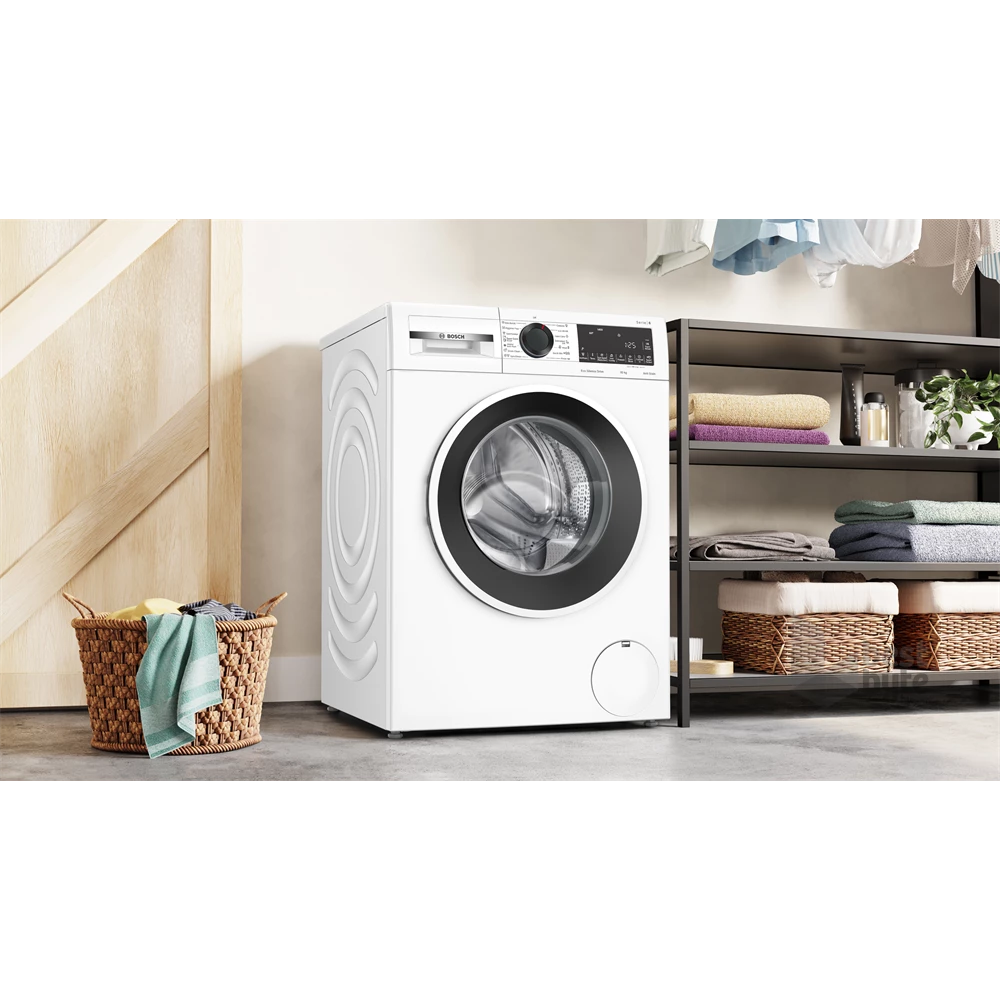 Bosch WGG2540NBY fehér, elöltöltős, max 1400ford,  10kg, gőzmosógép