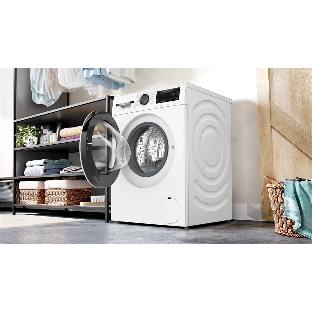 Bosch WGG2540NBY fehér, elöltöltős, max 1400ford,  10kg, gőzmosógép