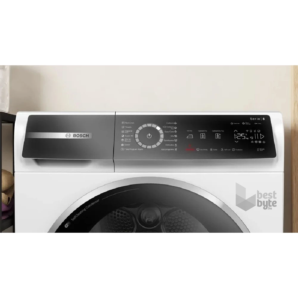 Bosch WQB245B0BY fehér, 9 kg, kondenzációs, szárítógép