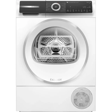 Bosch WQH246D3BY fehér-inox, 9kg, hőszivattyús szárítógép