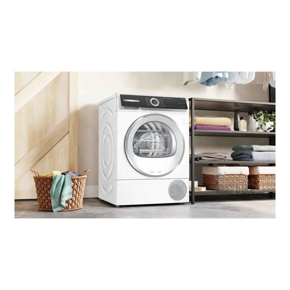 Bosch WQH246D3BY fehér-inox, 9kg, hőszivattyús szárítógép