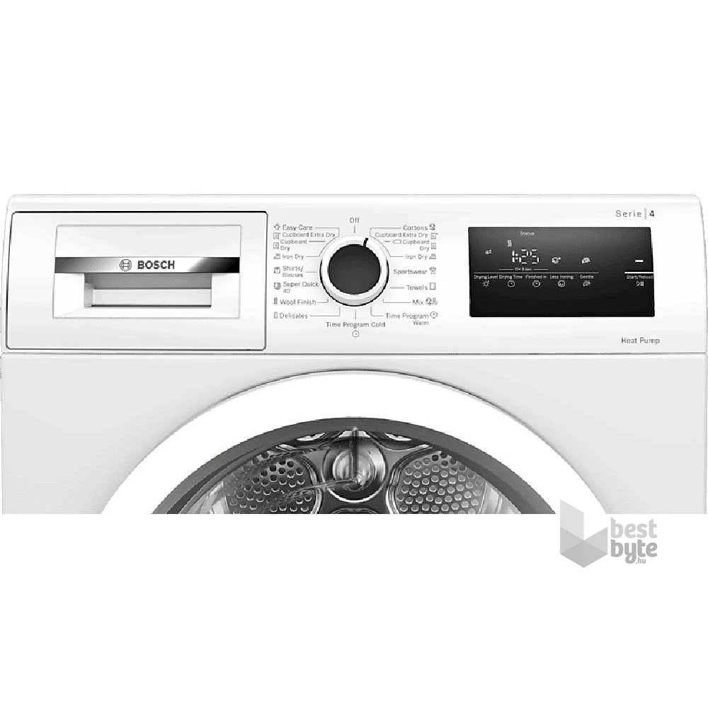Bosch WTH85205BY fehér, 7 kg, hőszivattyús, szárítógép