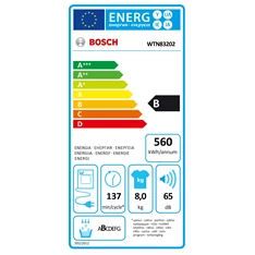 Bosch WTN83202 fehér, 8 kg, kondenzációs, szárítógép
