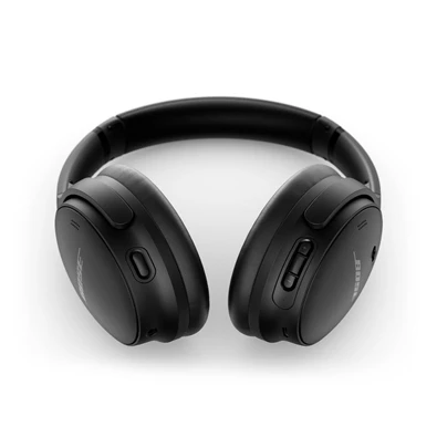 Bose QC45 QuietComfort® Acoustic Noise Cancelling® Bluetooth aktív zajszűrős fekete fejhallgató (Újracsomagolt)