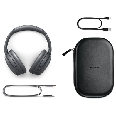 Bose QC45 QuietComfort® Acoustic Noise Cancelling® Bluetooth aktív zajszűrős szürke fejhallgató