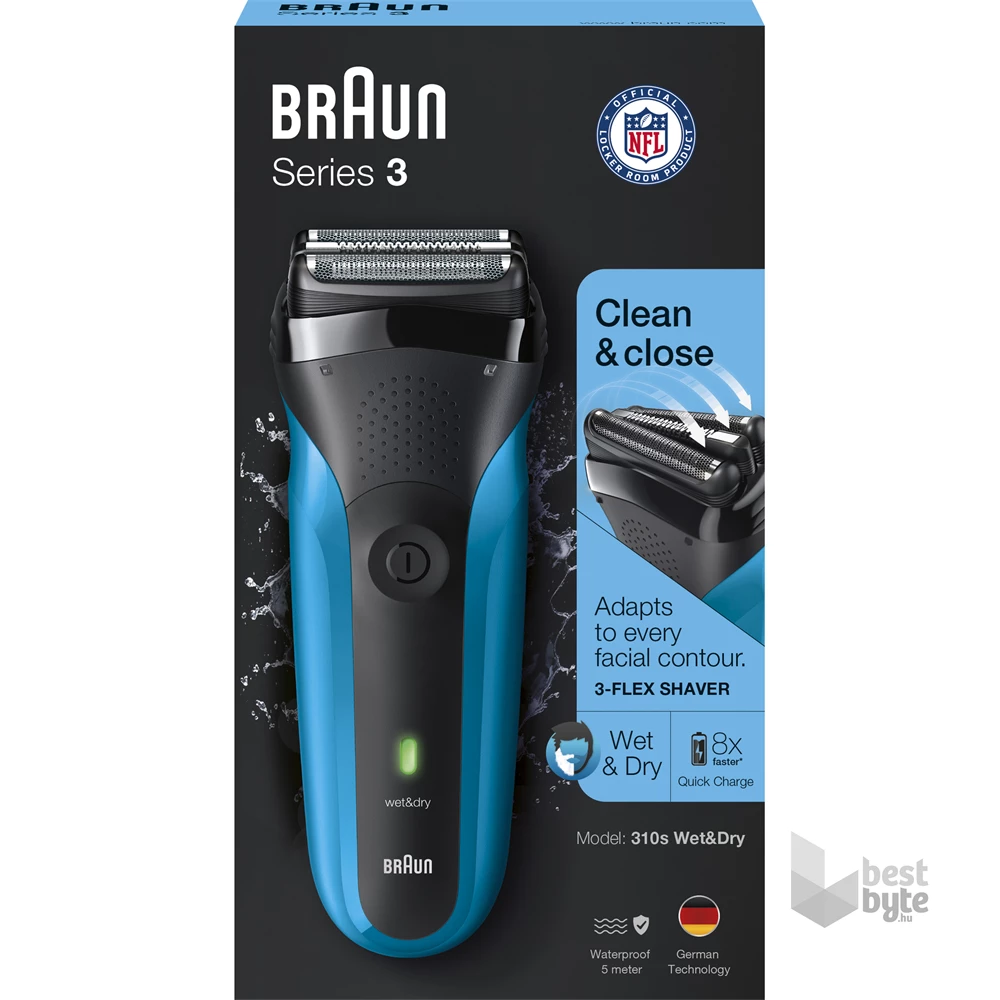 Braun 3 310s WD férfi borotva