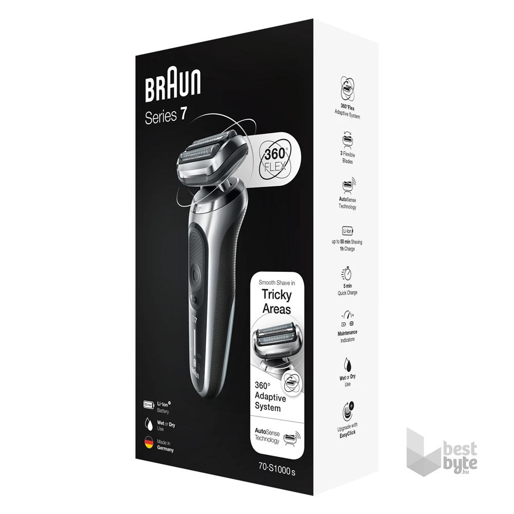 Braun 70-S1000s férfi elektromos borotva
