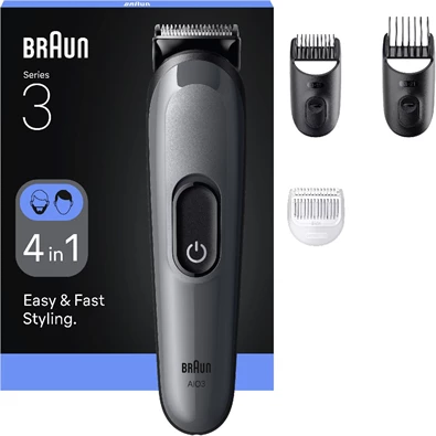 Braun AIO 3500 multifunkciós testszőrzet ápoló