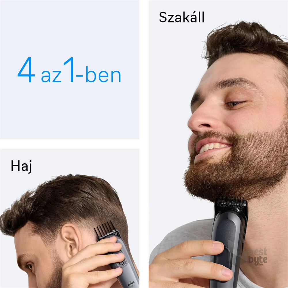 Braun AIO 3500 multifunkciós testszőrzet ápoló