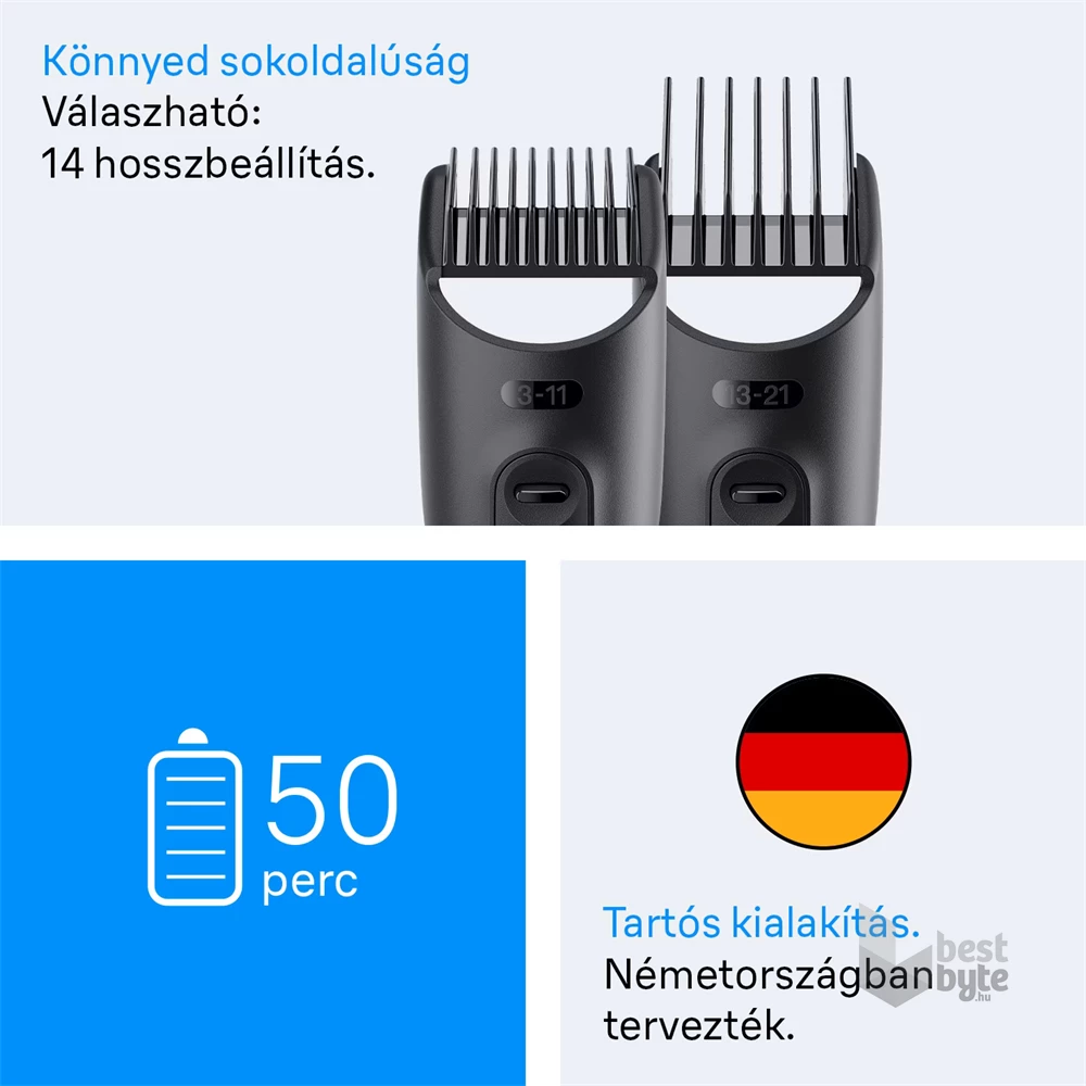 Braun AIO 3500 multifunkciós testszőrzet ápoló