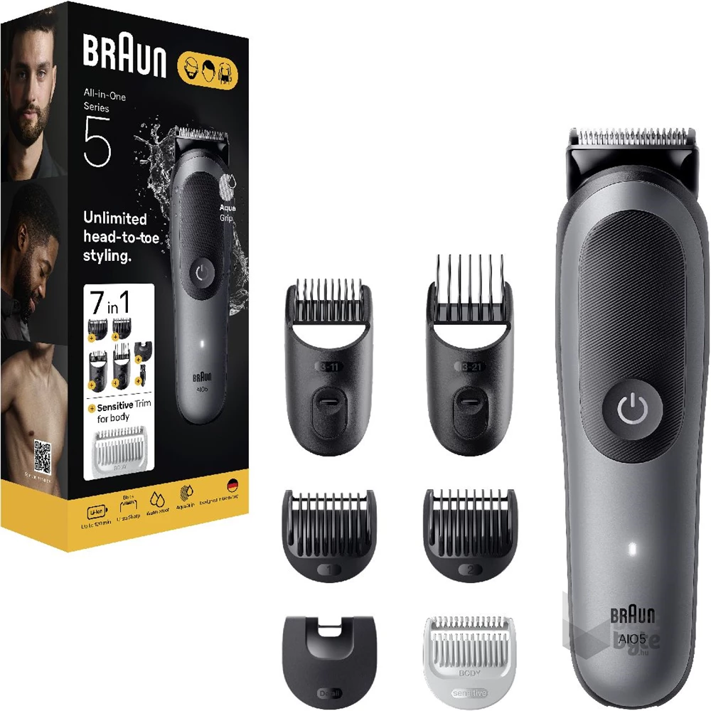 Braun AIO 5520 multifunkciós testszőrzet ápoló