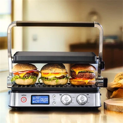 Braun CG9040 Multigrill alumínium kontaktgrill (Újszerű)