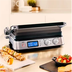 Braun CG9040 Multigrill alumínium kontaktgrill (Újszerű)