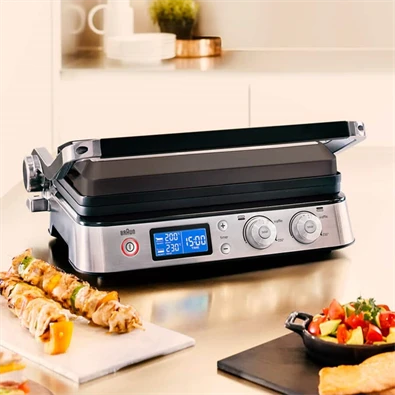 Braun CG9040 Multigrill alumínium kontaktgrill (Újszerű)