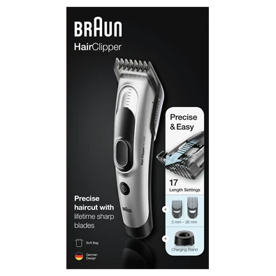 Braun HC5090 fekete-szürke hajvágó