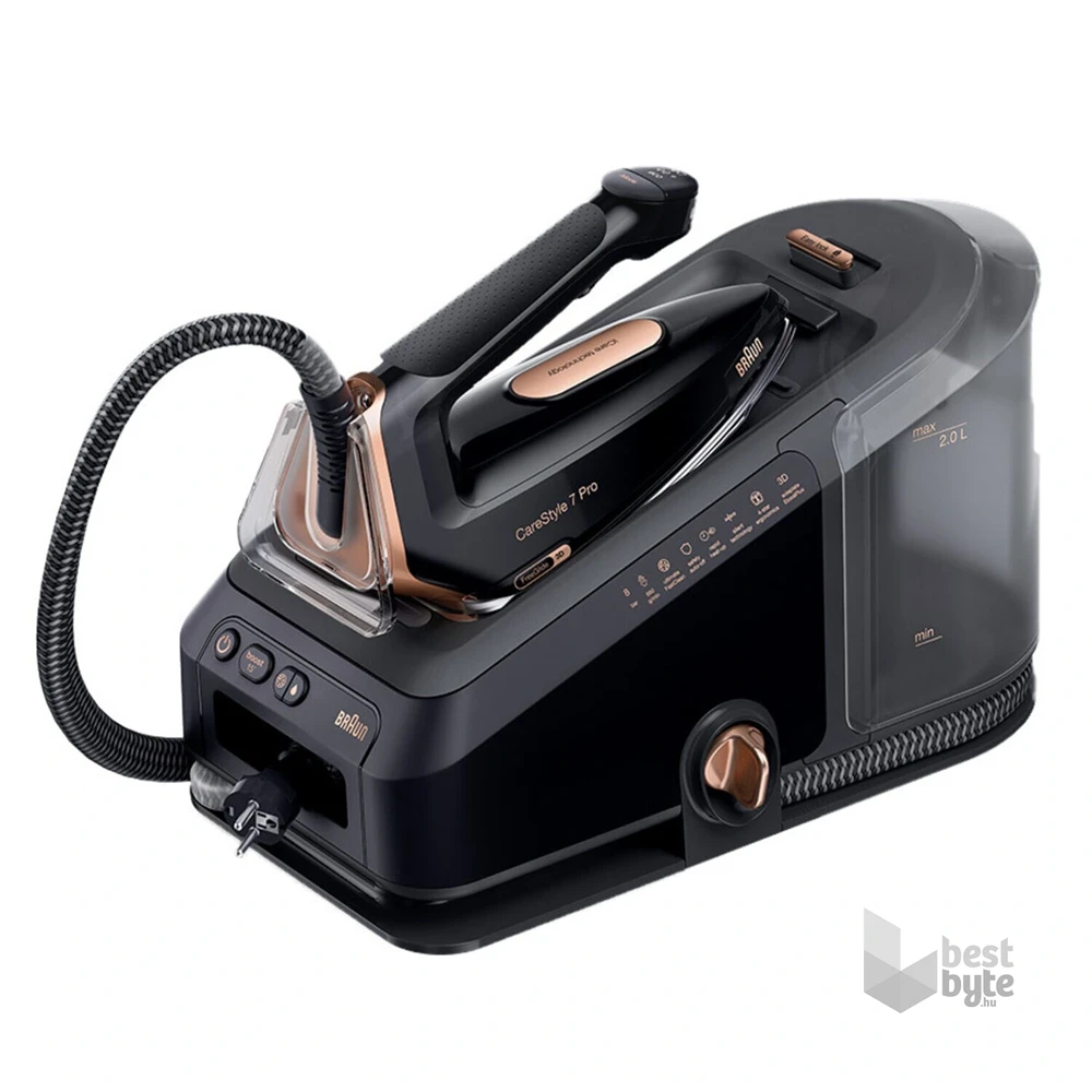 Braun IS7286BK fekete gőzállomás
