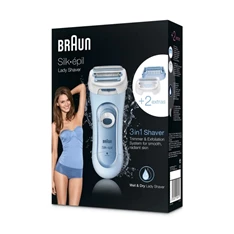 Braun LS5160 Silk&Soft LadyShaver női elemes borotva