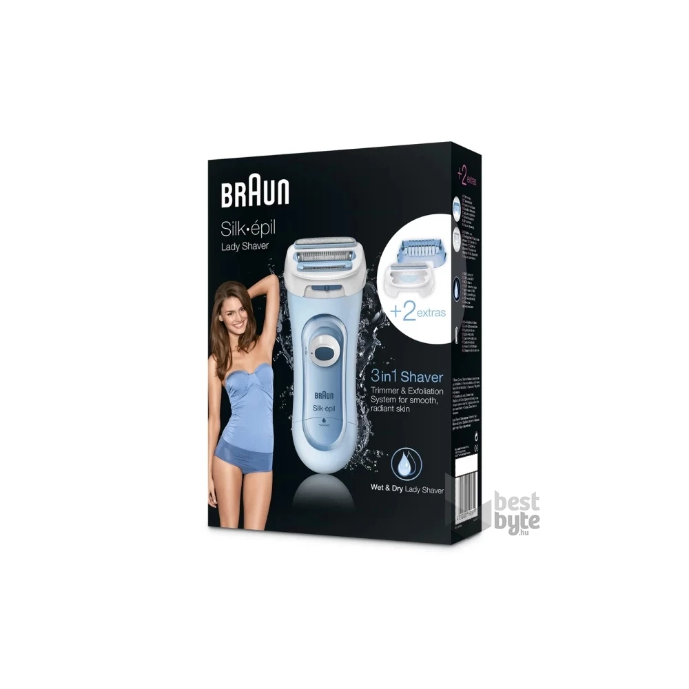 Braun LS5160 Silk&Soft LadyShaver női elemes borotva