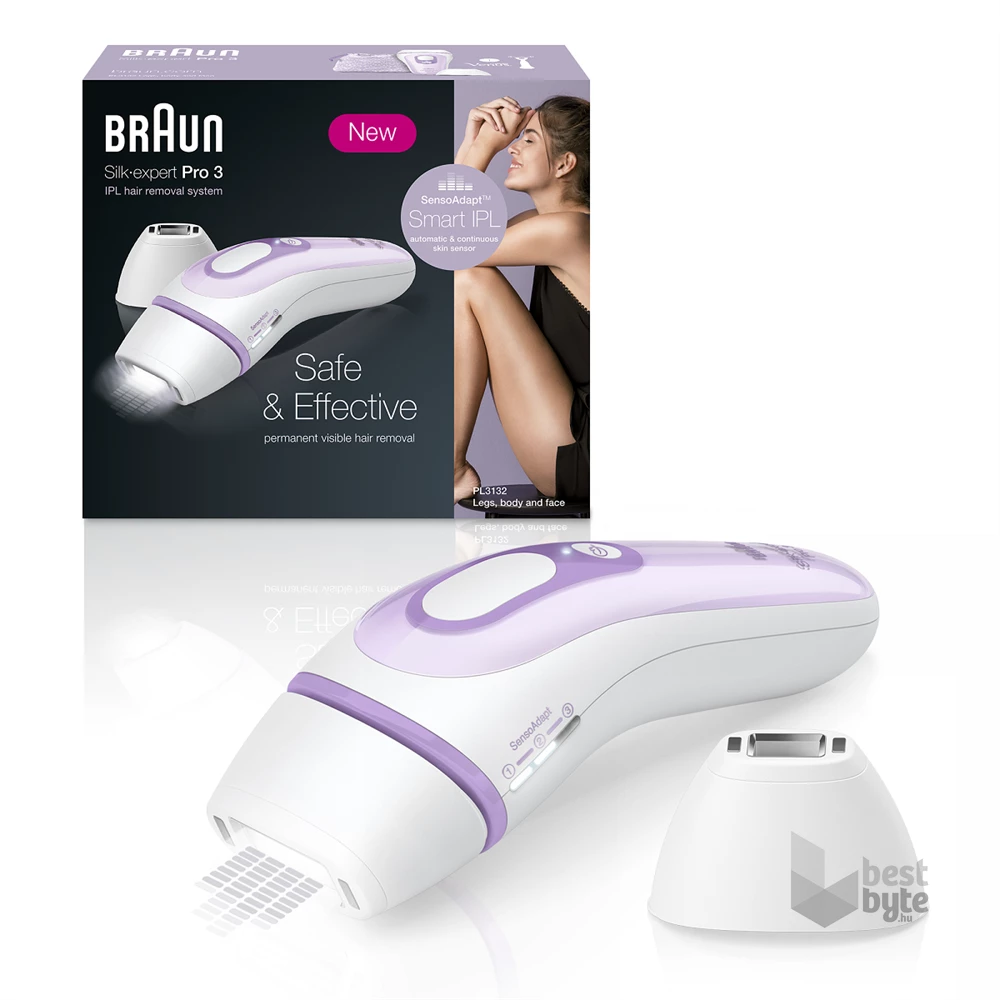 Braun Silk-expert Pro 3 PL3132 IPL villanófényes szőrtelenítő
