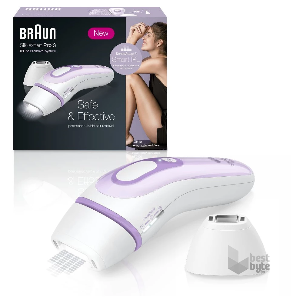 Braun SILK-EXPERT IPL PL3132 villanófényes szőrtelenítő