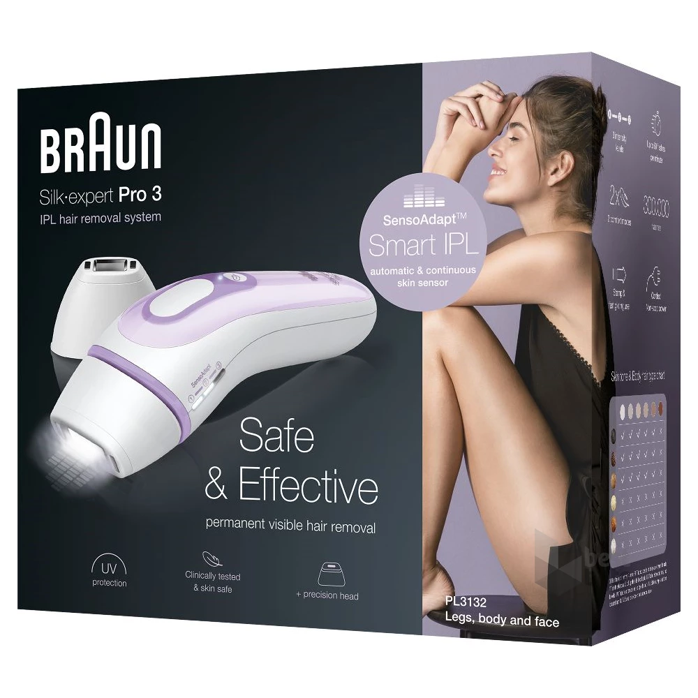 Braun SILK-EXPERT IPL PL3132 villanófényes szőrtelenítő