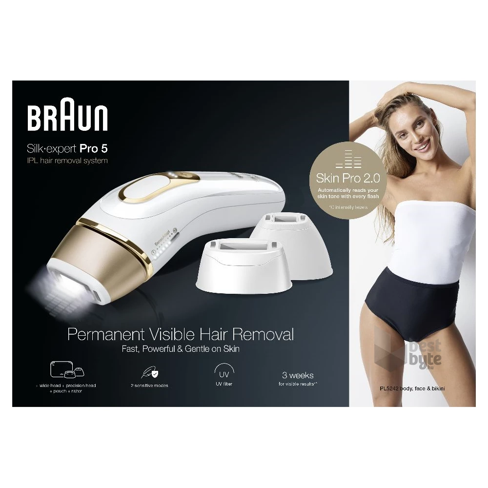 Braun SILK-EXPERT IPL PL5242 villanófényes szőrtelenítő