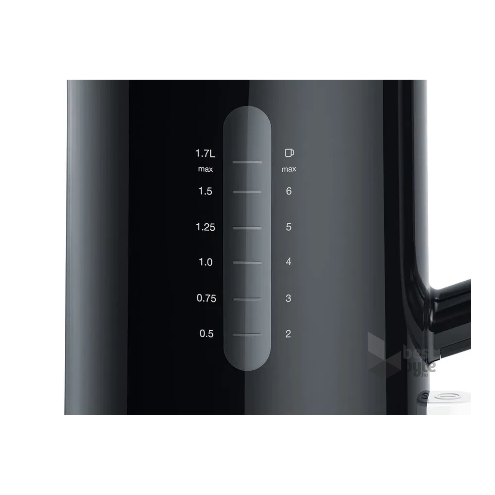 Braun WK1100BK 1,7L-es fekete vízforraló