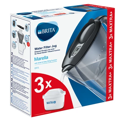 Brita BRH1039274 Marella Cool 2,4l grafitszürke vízszűrő kancsó