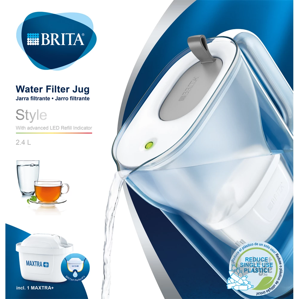 Brita BRH1039278 Sytle Maxtra+ 2,4l szürke vízszűrő kancsó
