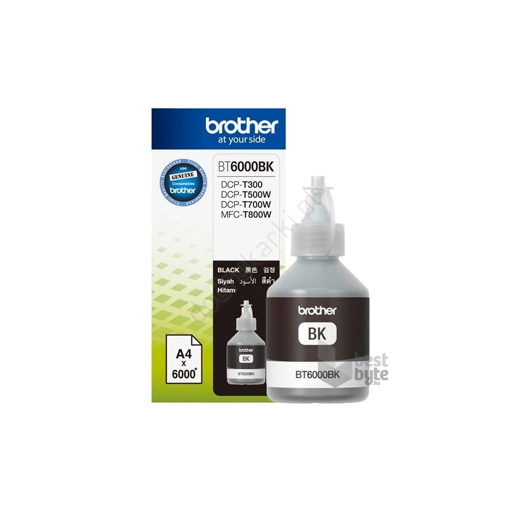 Brother BT6000BK 108ml fekete tintapalack