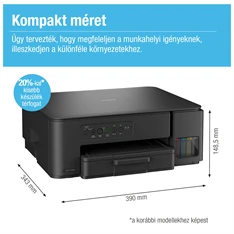 Brother DCP-T435W (A4,16 lap/perc,WiFi/USB,6000x1200dpi,manuál duplex,128MB) színes multifunkciós tintasugaras nyomtató