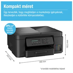 Brother DCP-T735W (16 lap/perc, WiFi/USB, 6000x1200dpi, ADF, duplex, 128MB) színes multifunkciós tintasugaras nyomtató