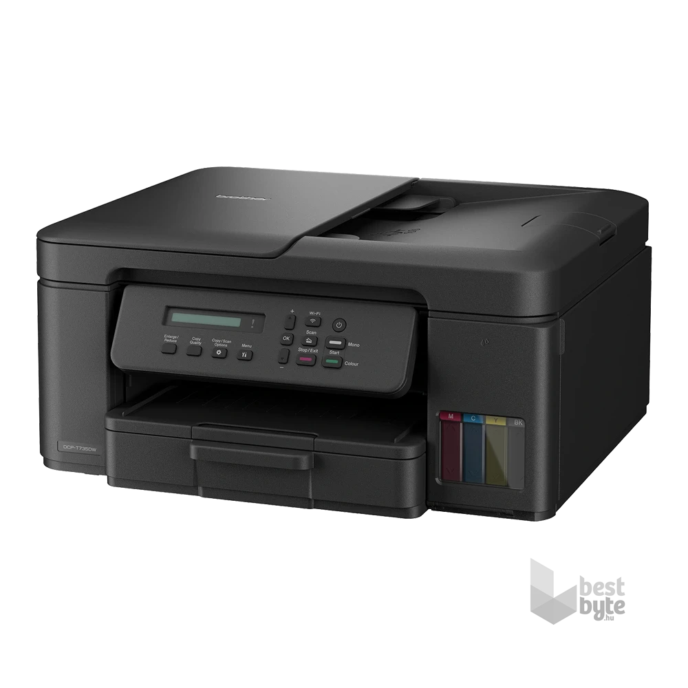 Brother DCP-T735W (16 lap/perc, WiFi/USB, 6000x1200dpi, ADF, duplex, 128MB) színes multifunkciós tintasugaras nyomtató