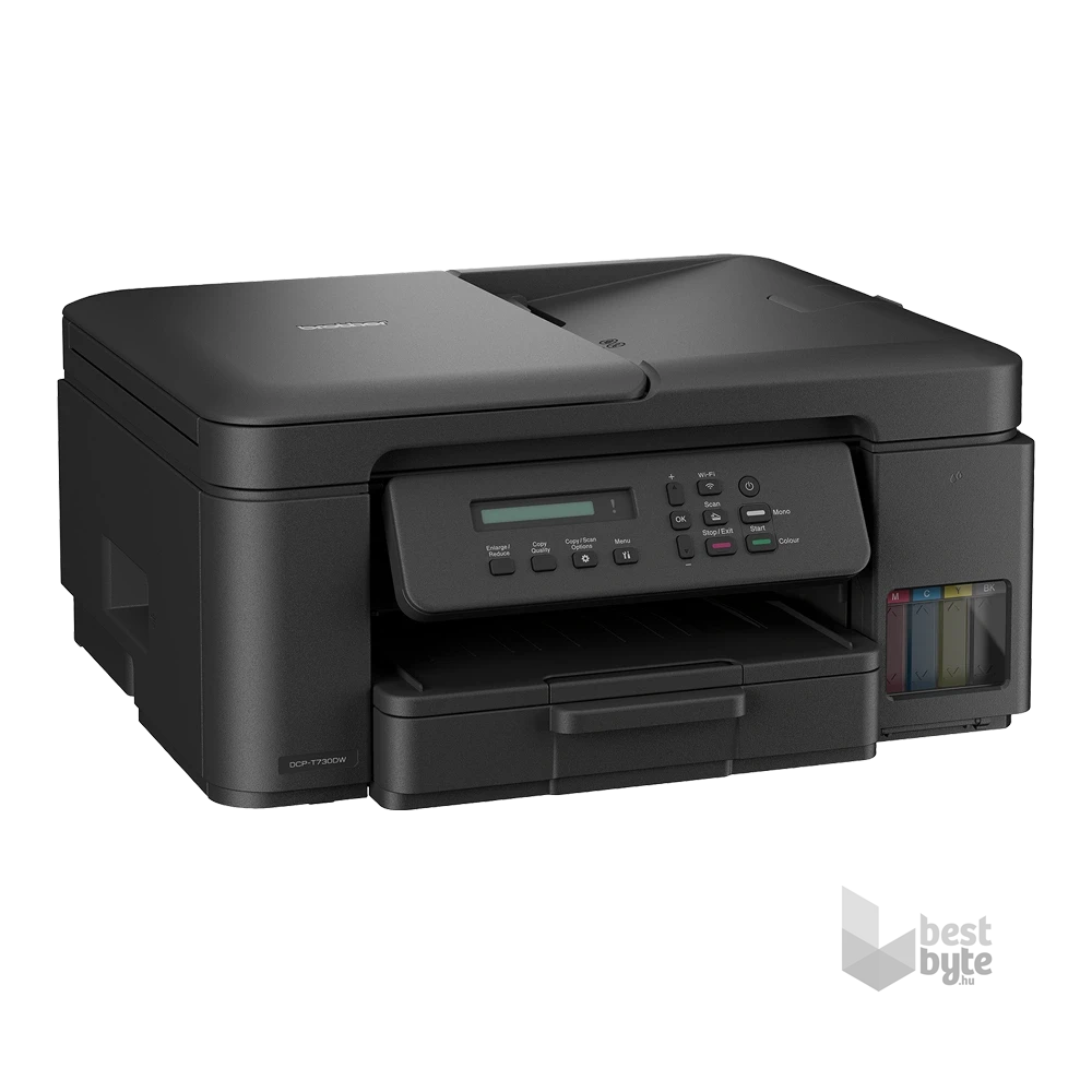Brother DCP-T735W (16 lap/perc, WiFi/USB, 6000x1200dpi, ADF, duplex, 128MB) színes multifunkciós tintasugaras nyomtató