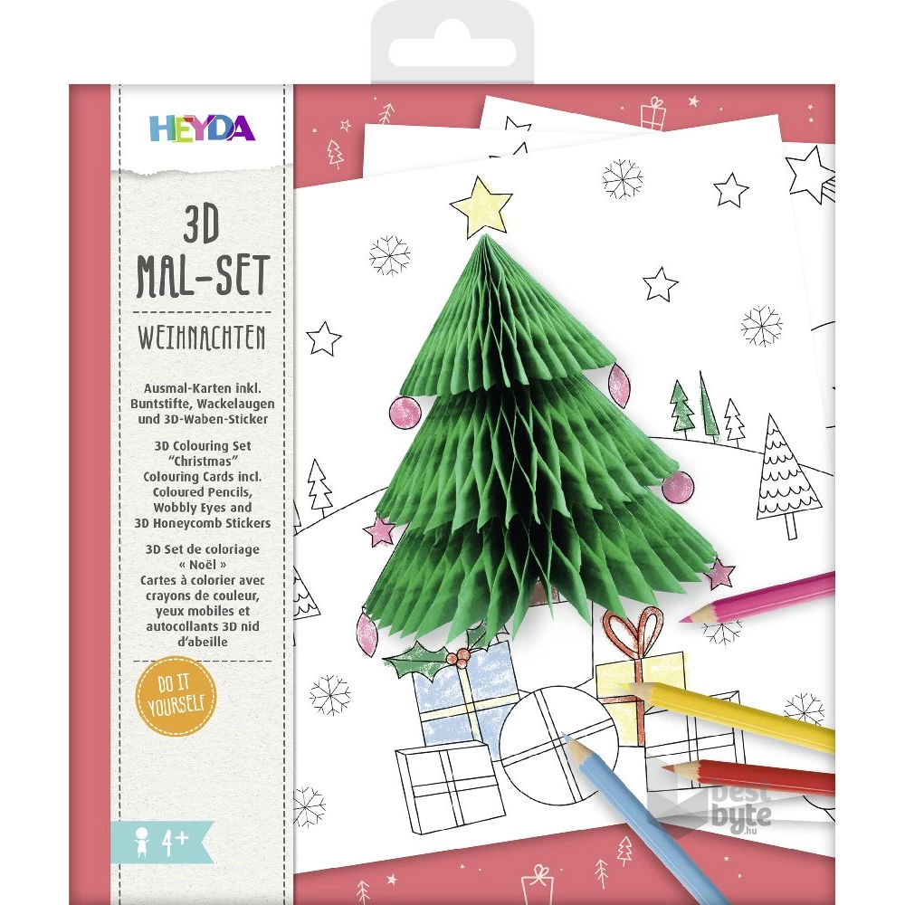 Brunnen 3D Colouring Set Karácsony színező szett