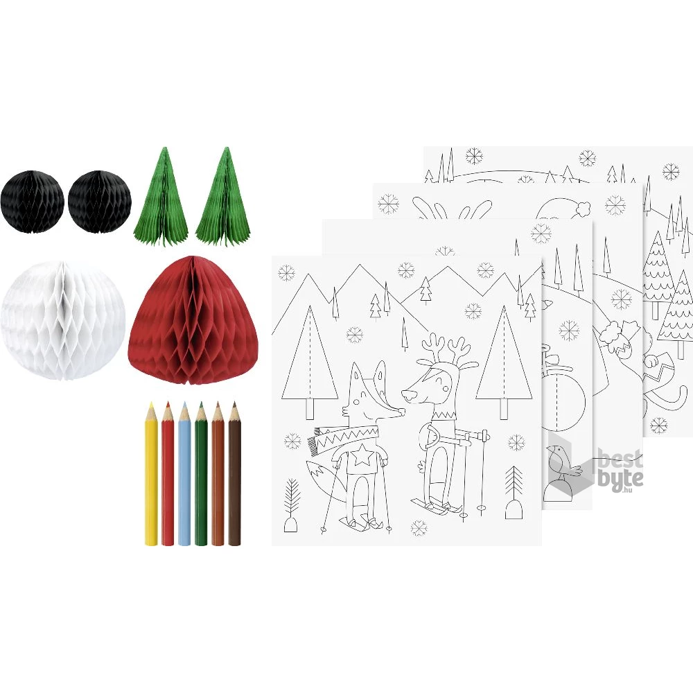 Brunnen 3D Colouring Set Kedves állatok színező szett