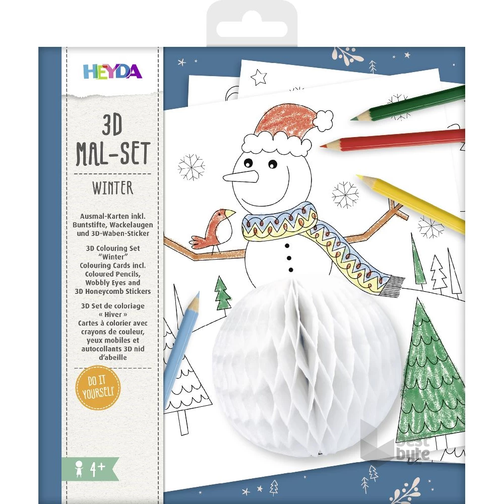 Brunnen 3D Colouring Set Kedves állatok színező szett