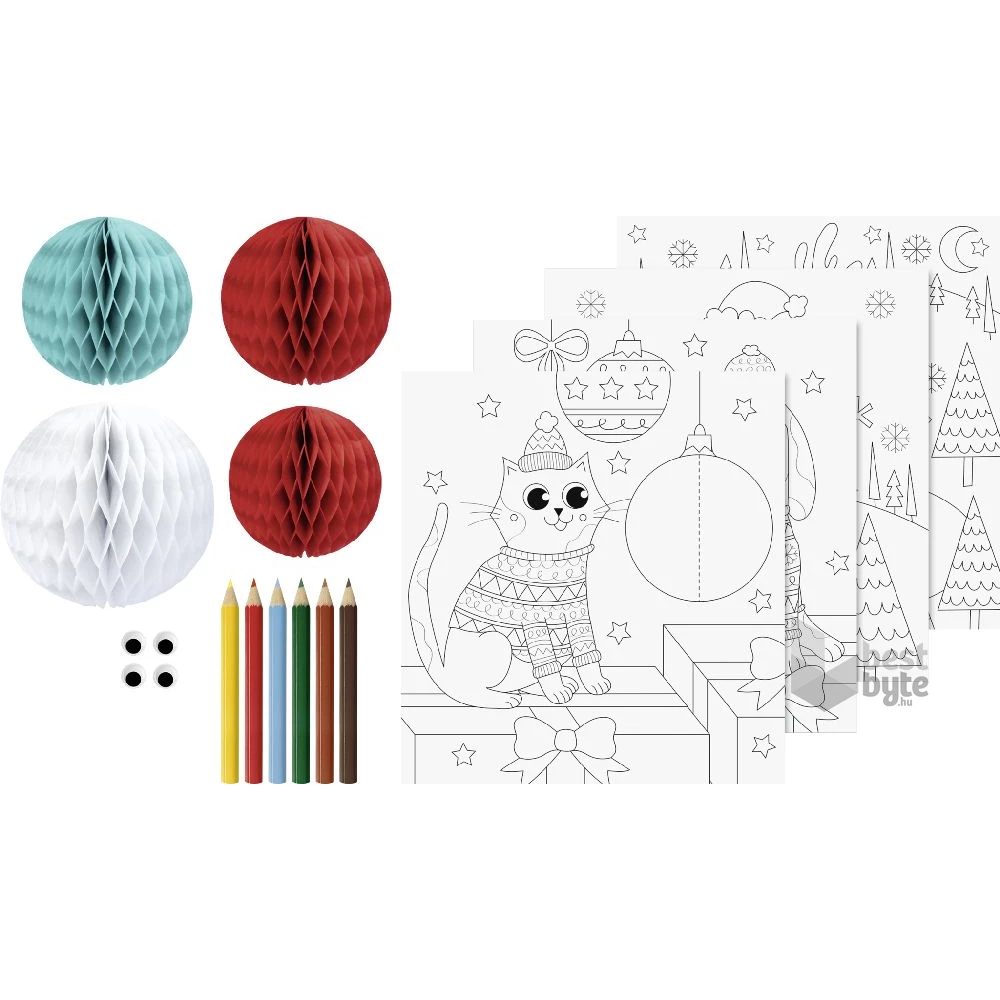 Brunnen 3D Colouring Set Tél színező szett