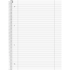 Brunnen A4 80 lapos vonalas fehér spirálfüzet