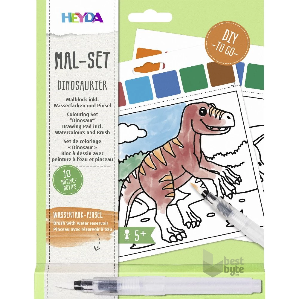 Brunnen Colouring Set Dinoszaurusz kifestő szett