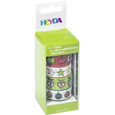 Heyda 4 db-os Alma dekor ragasztószalag