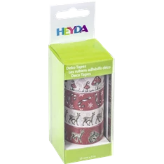 Heyda 4 db-os Gomba dekor ragasztószalag