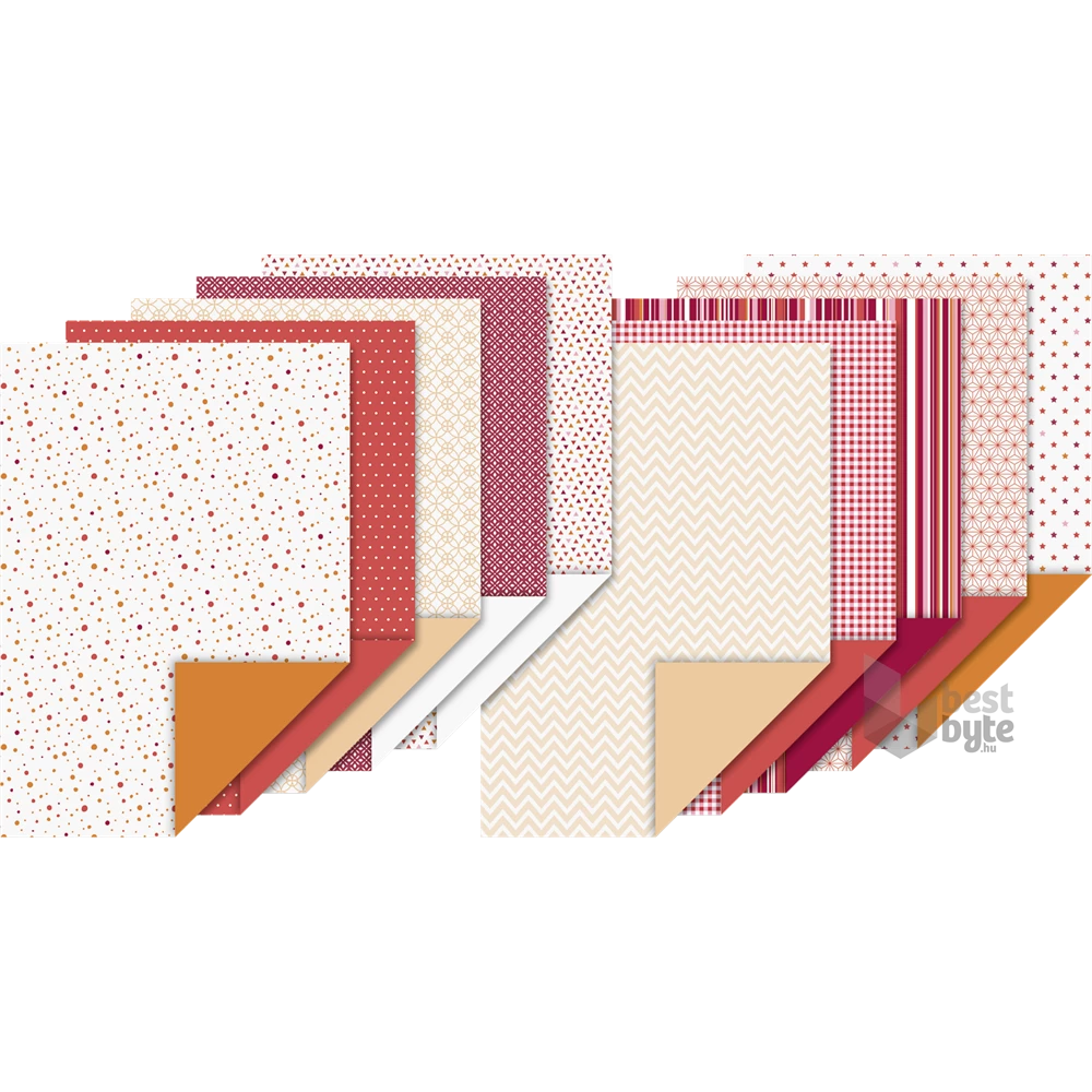 Heyda Piros A4 20 lapos kartonlap szett