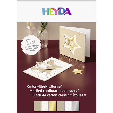 Heyda Star A4 12 lapos kartonlap szett