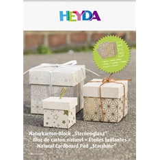Heyda Star A4 12 lapos natúr kartonlap szett