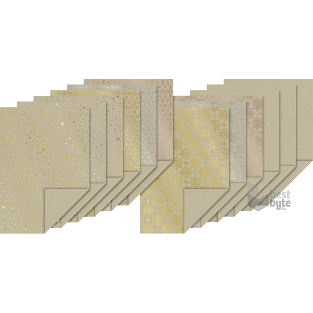 Heyda Star A4 12 lapos natúr kartonlap szett