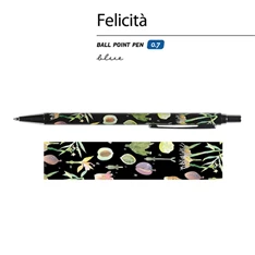 Bruno Visconti Felicita Botany 0,7 mm, kék, fém golyóstoll