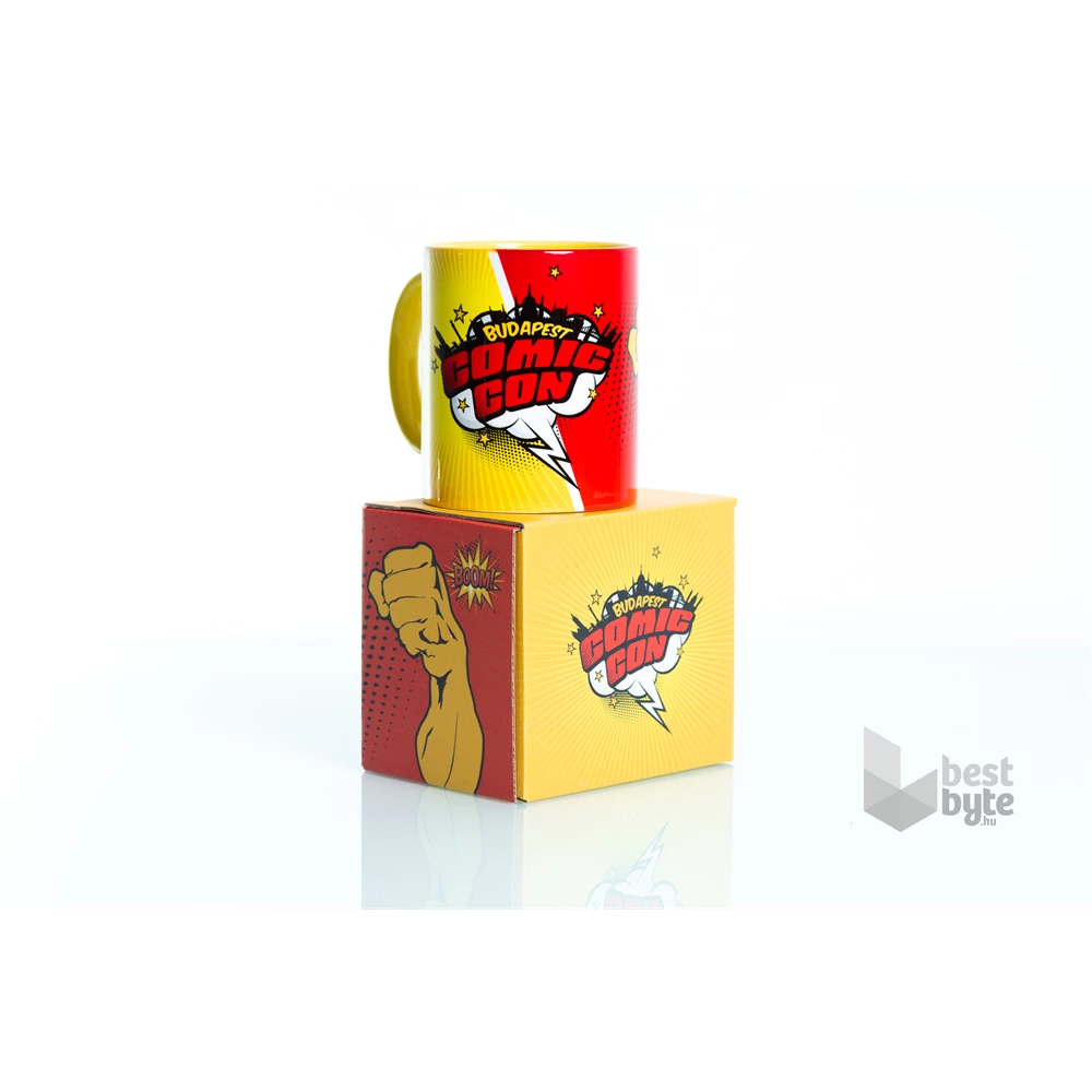Budapest Comic Con - Logós 350ml bögre